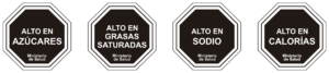 sellos de advertencia productos Chile