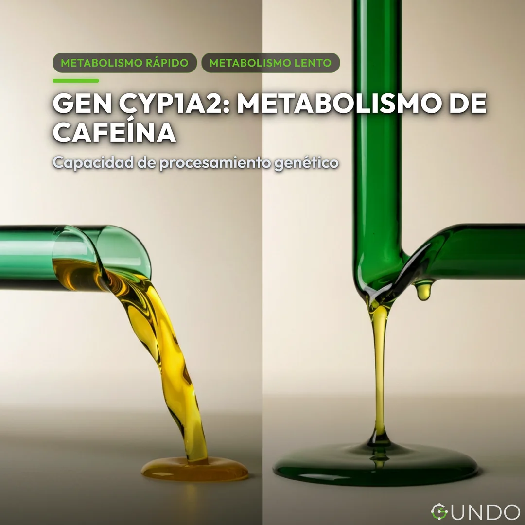 Gen CYP1A2: Metabolismo de Cafeína