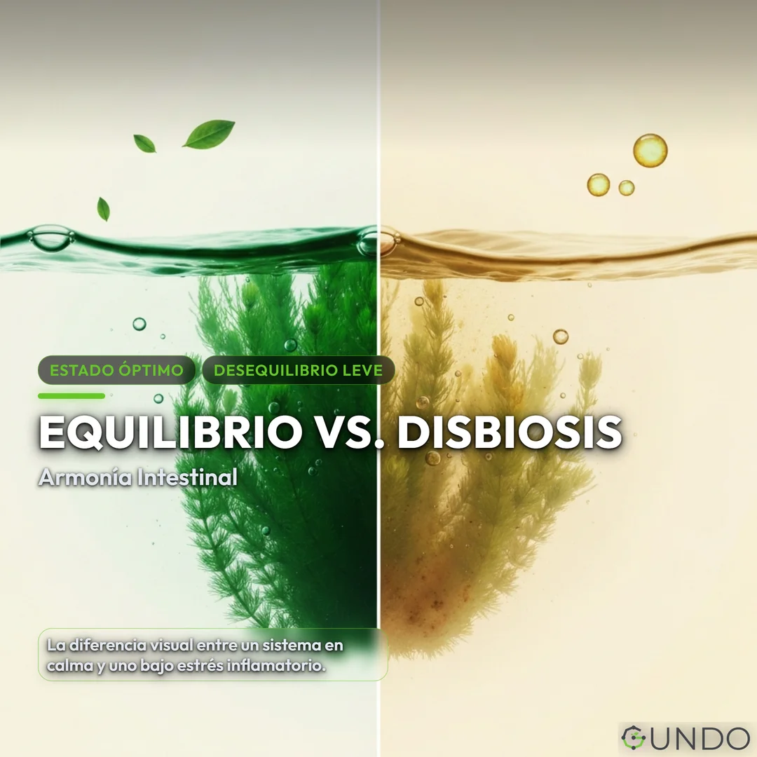 eje intestino-cerebro - Equilibrio vs. Disbiosis