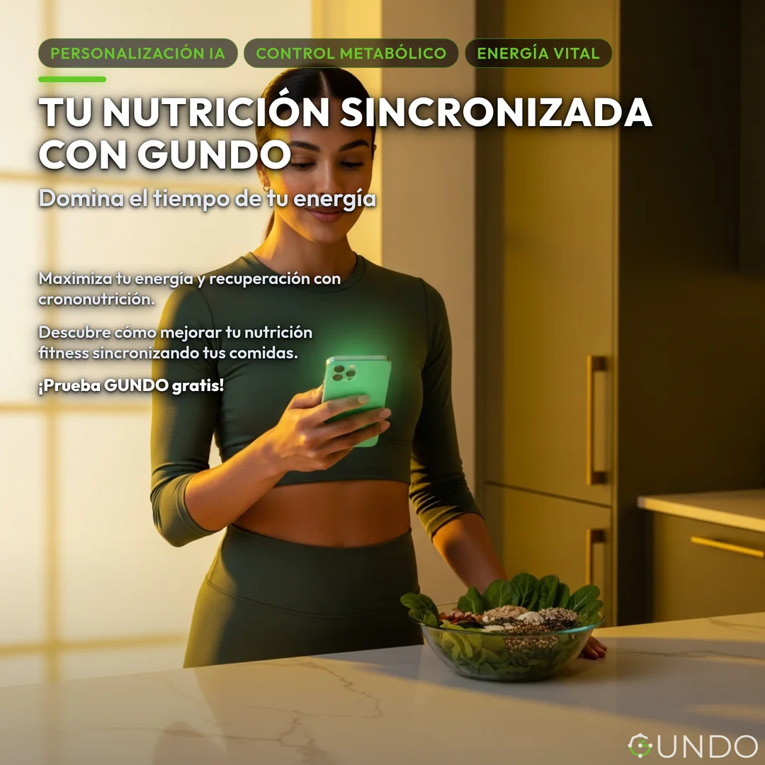 nutrición fitness - Tu Nutrición Sincronizada con GUNDO