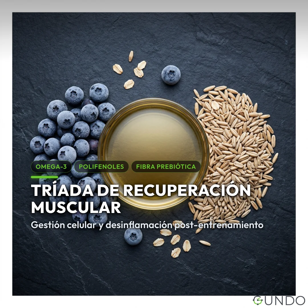 nutrición fitness - Tríada de Recuperación Muscular