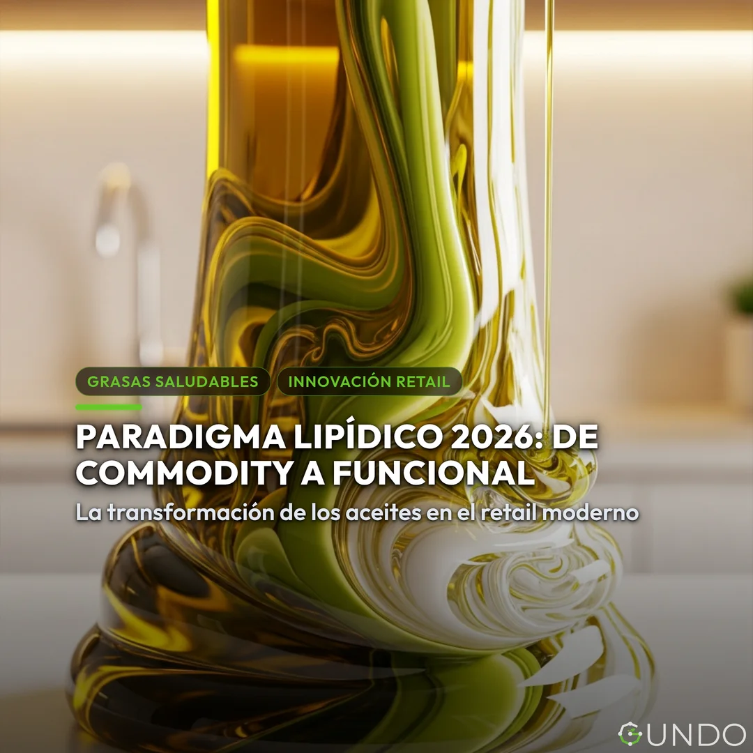 retail alimentario - Paradigma Lipídico 2026: De Commodity a Funcional