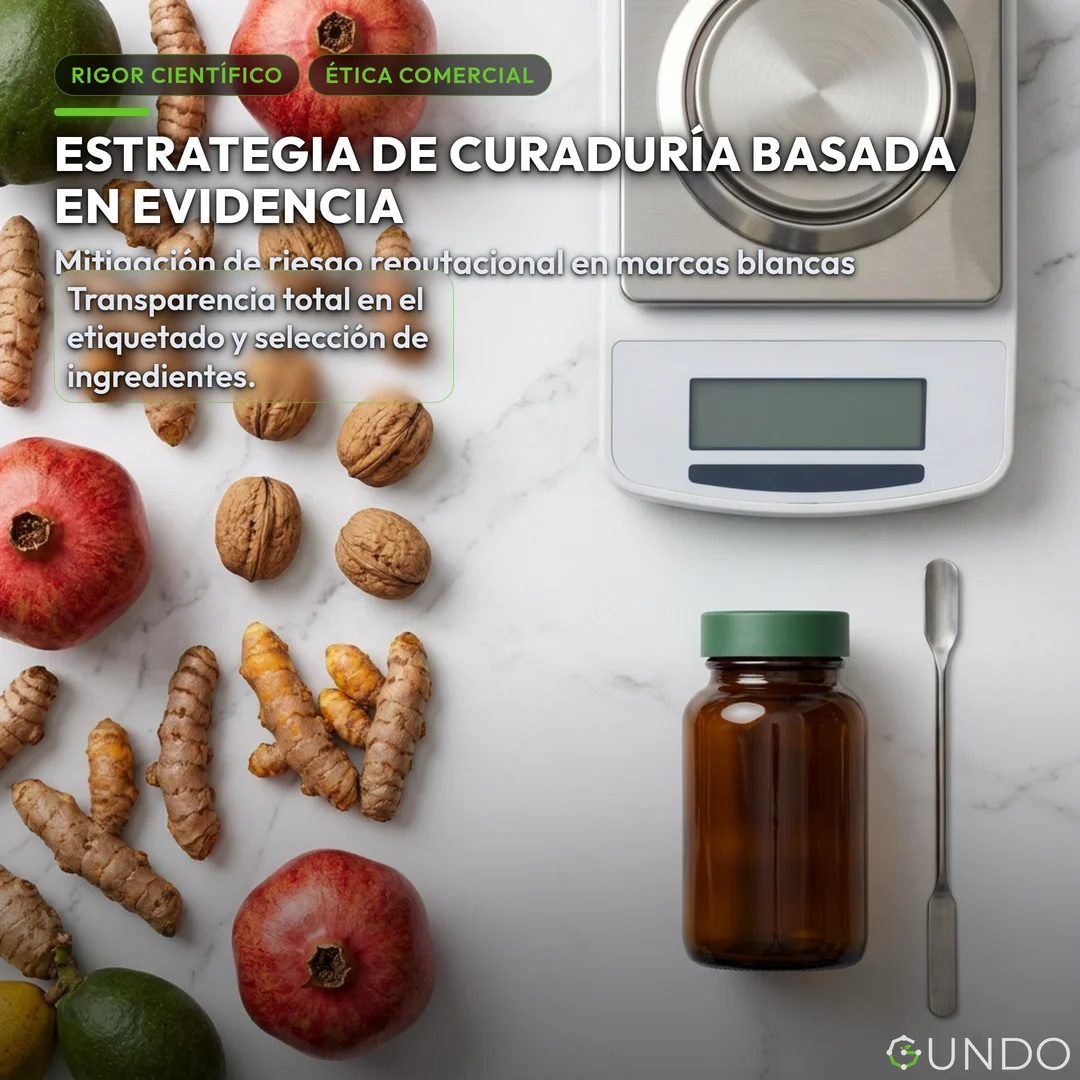 suplementos de longevidad - Estrategia de Curaduría Basada en Evidencia